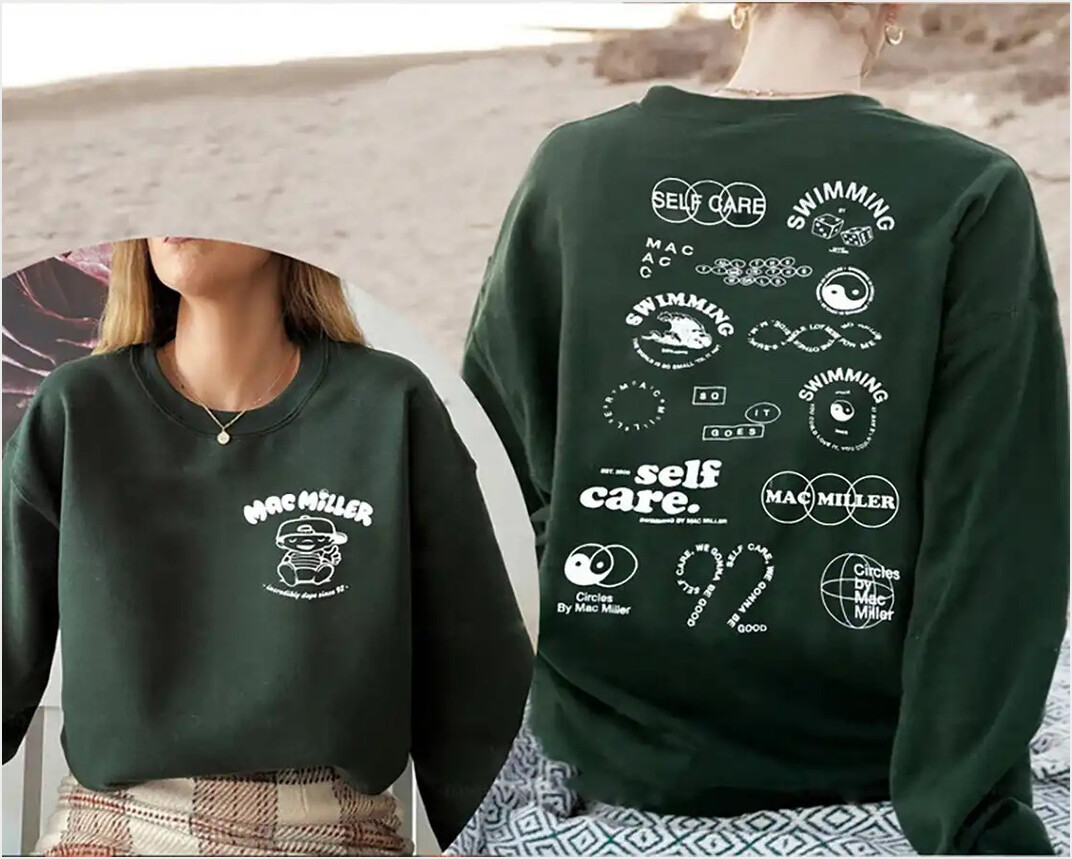 Mac Miller Tracklists Album Sweatshirt, Mac Swimming Shirt, Mac Miller Shirt Gifts For Friends