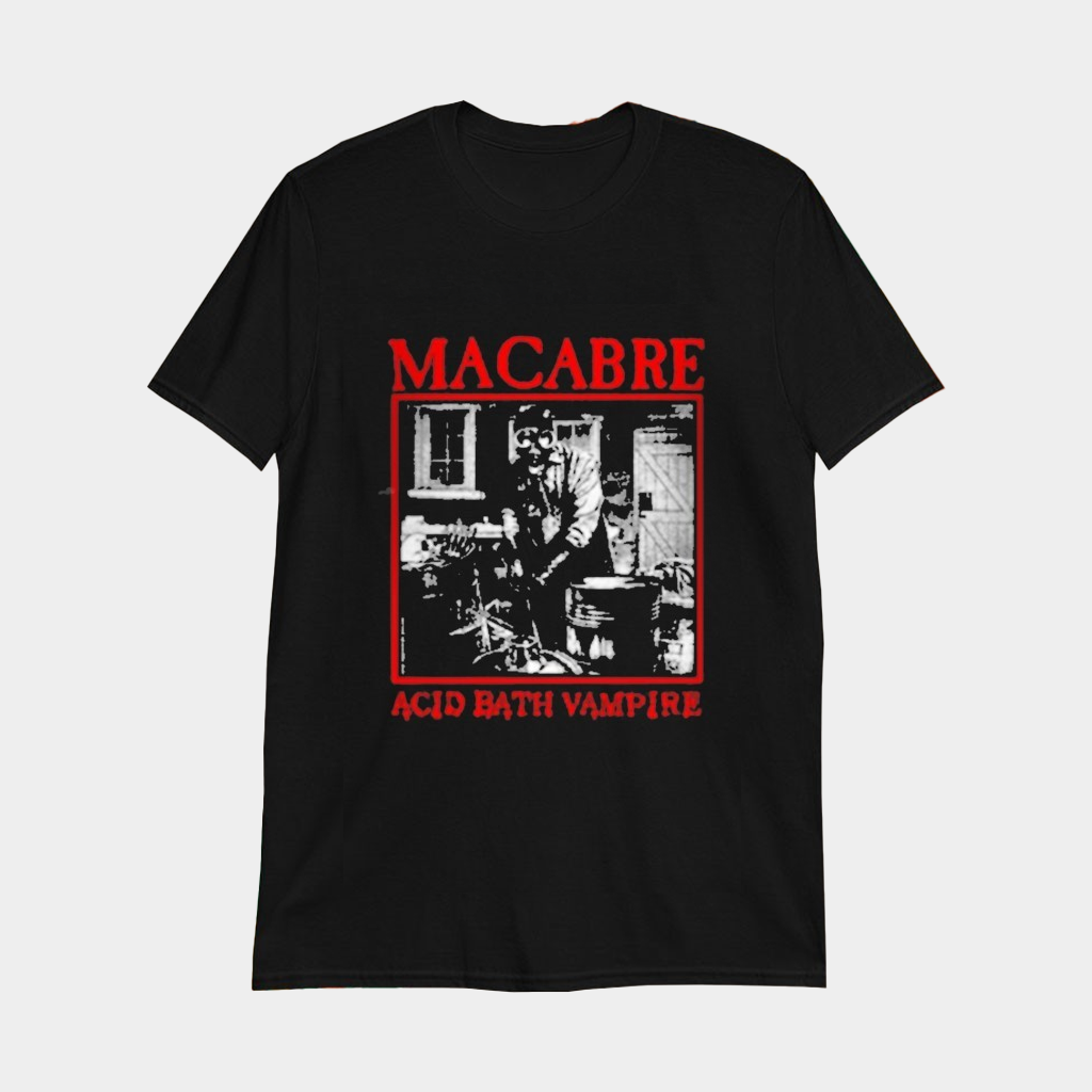 Macabre Acid Bath Vampire T-Shirt Macabre Merch Gifts Ideas For Band Lovers