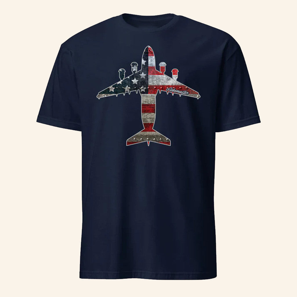 Mach2gear Merch C-17 Globemaster Rivet Flag T-Shirt Gifts For Dad Mach2gear Merch C-17 Globemaster Rivet Flag T-Shirt Gifts For Dad