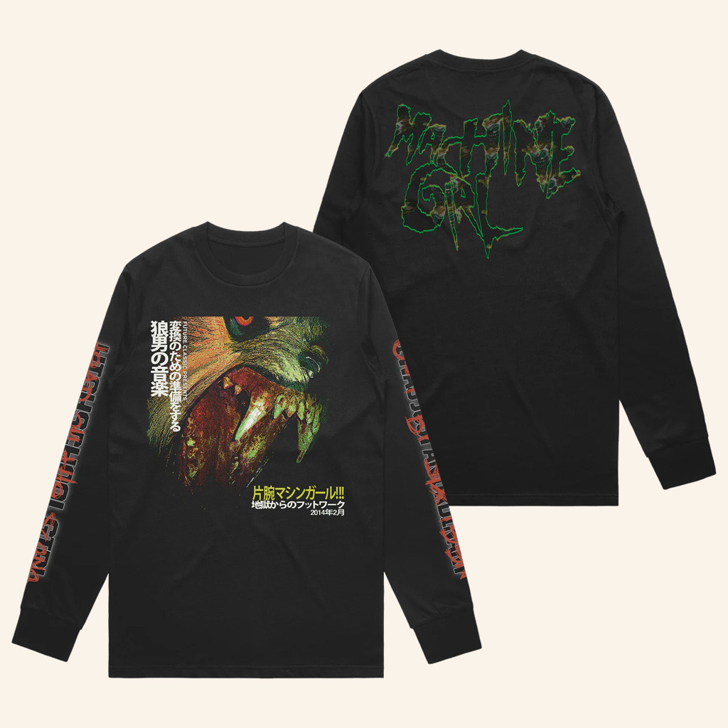 Machine Girl Merch WLFGRL 10 Year Anniversary Long Sleeve T-Shirt Gifts For Dad Machine Girl Merch WLFGRL 10 Year Anniversary Long Sleeve T-Shirt Gifts For Dad