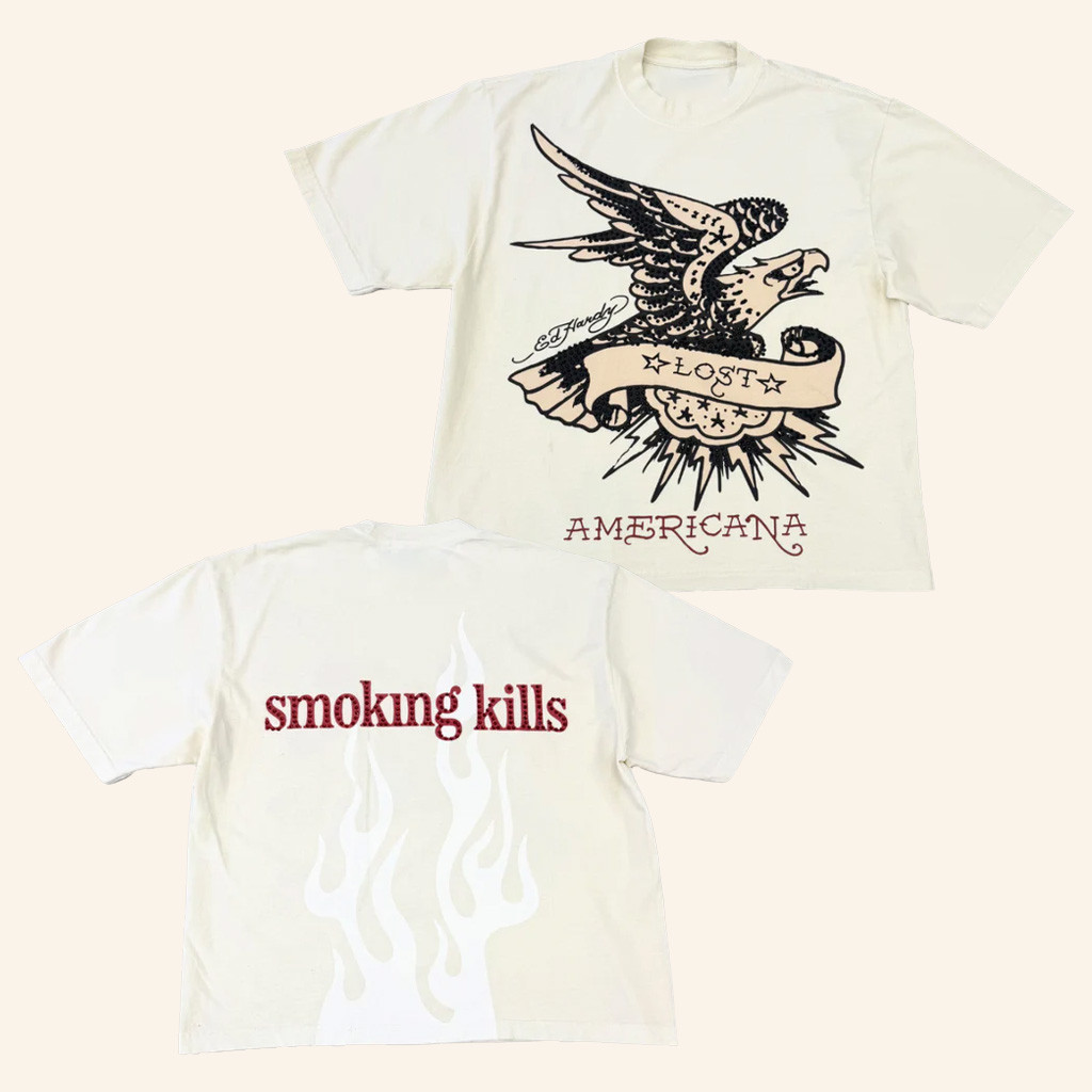 Machine Gun Kelly Merch Lost Eagle T-Shirt MGK x Ed Hardy Apparel Gifts For Father Machine Gun Kelly Merch Lost Eagle T-Shirt MGK x Ed Hardy Apparel Gifts For Father