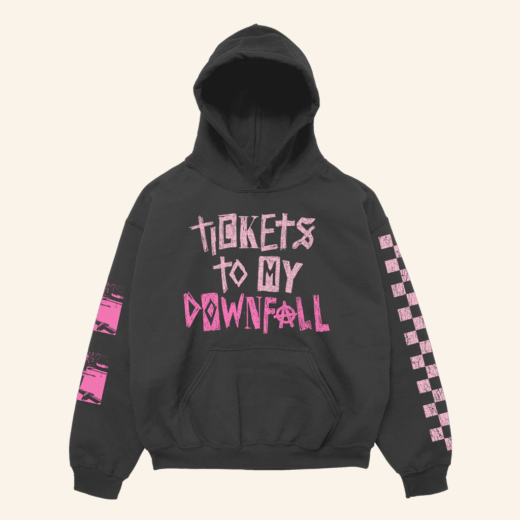 Machine Gun Kelly Merch Tickets To My Downfall Anniversary Hoodie Gifts For Rap Lovers