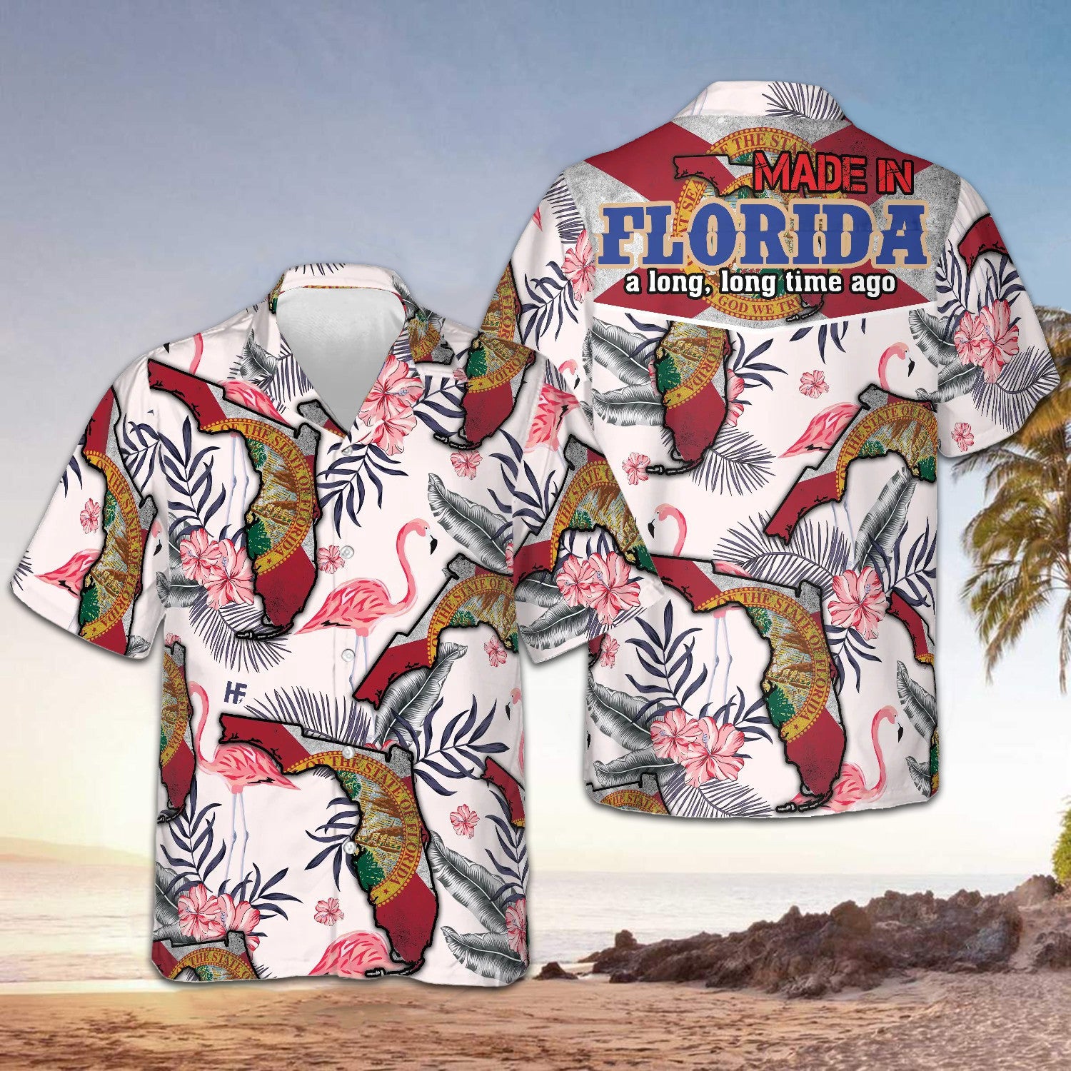 Made In Florida A Long Long Time Ago Hawaiian Shirt Mens Summer Button Up Shirts Apparel Made In Florida A Long Long Time Ago Hawaiian Shirt Mens Summer Button Up Shirts Apparel