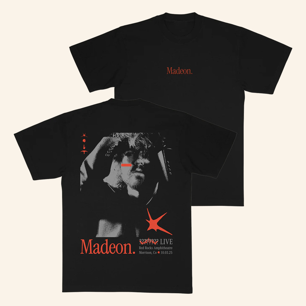 Madeon Merch Red Rocks 2025 T-Shirt Best Gifts For Father Madeon Merch Red Rocks 2025 T-Shirt Best Gifts For Father