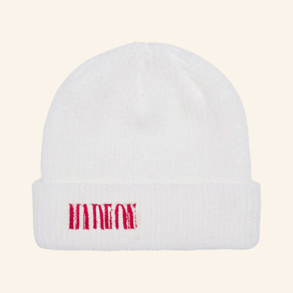 Madeon Merch White Stretch Beanie Unique Gifts For Music Lovers Madeon Merch White Stretch Beanie Unique Gifts For Music Lovers