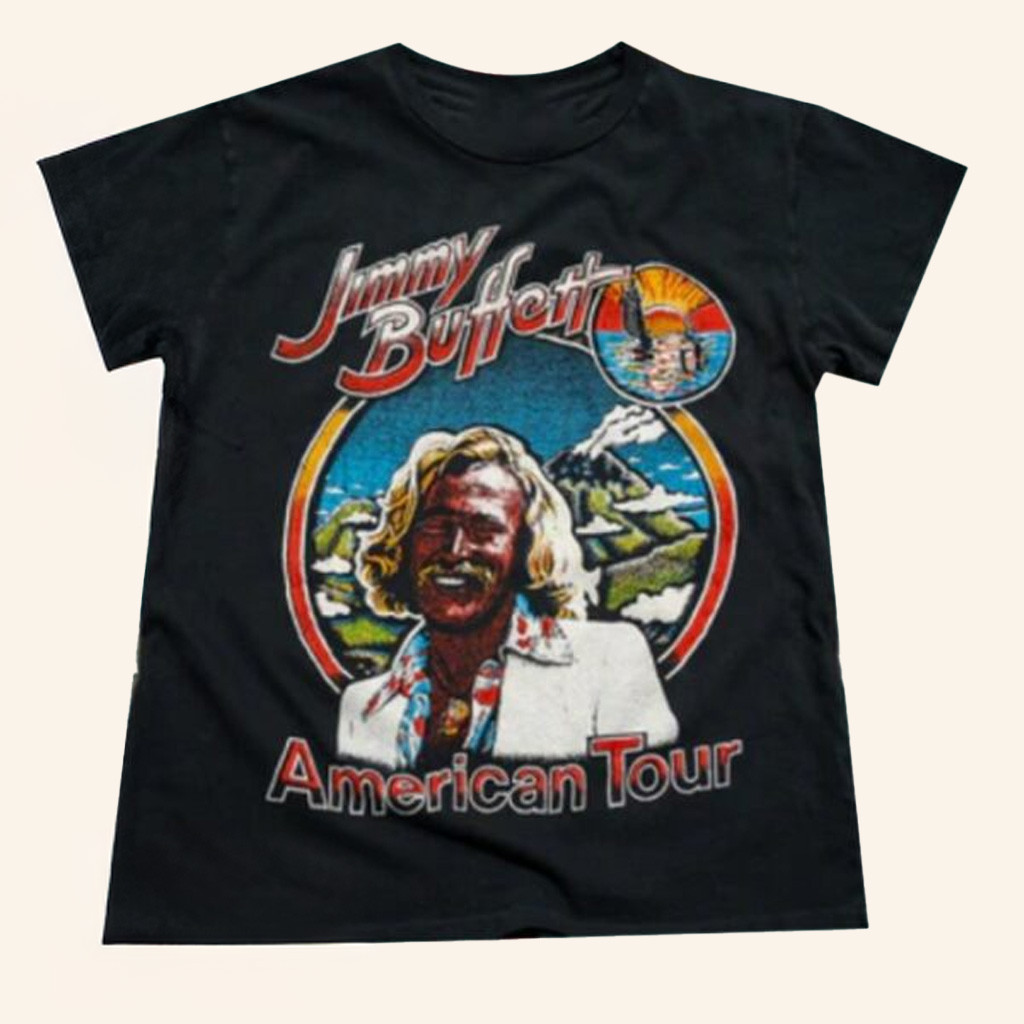 MadeWorn Merch Jimmy Buffett American Tour Shirt Gift Ideas For Father MadeWorn Merch Jimmy Buffett American Tour Shirt Gift Ideas For Father