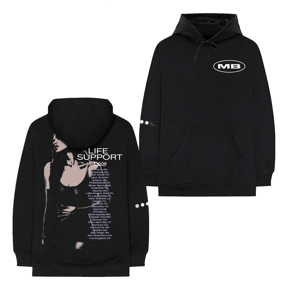 Madison Beer Merch Life Support Tour EU Silhouette Hoodie Gifts For Music Fans Madison Beer Merch Life Support Tour EU Silhouette Hoodie Gifts For Music Fans