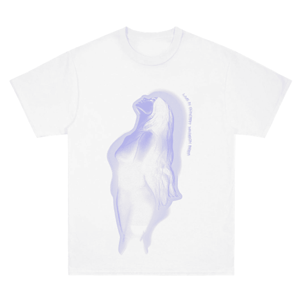 Madison Beer Merch Life Support Tour US Silhouette White T-Shirt Music Fans Gifts Madison Beer Merch Life Support Tour US Silhouette White T-Shirt Music Fans Gifts