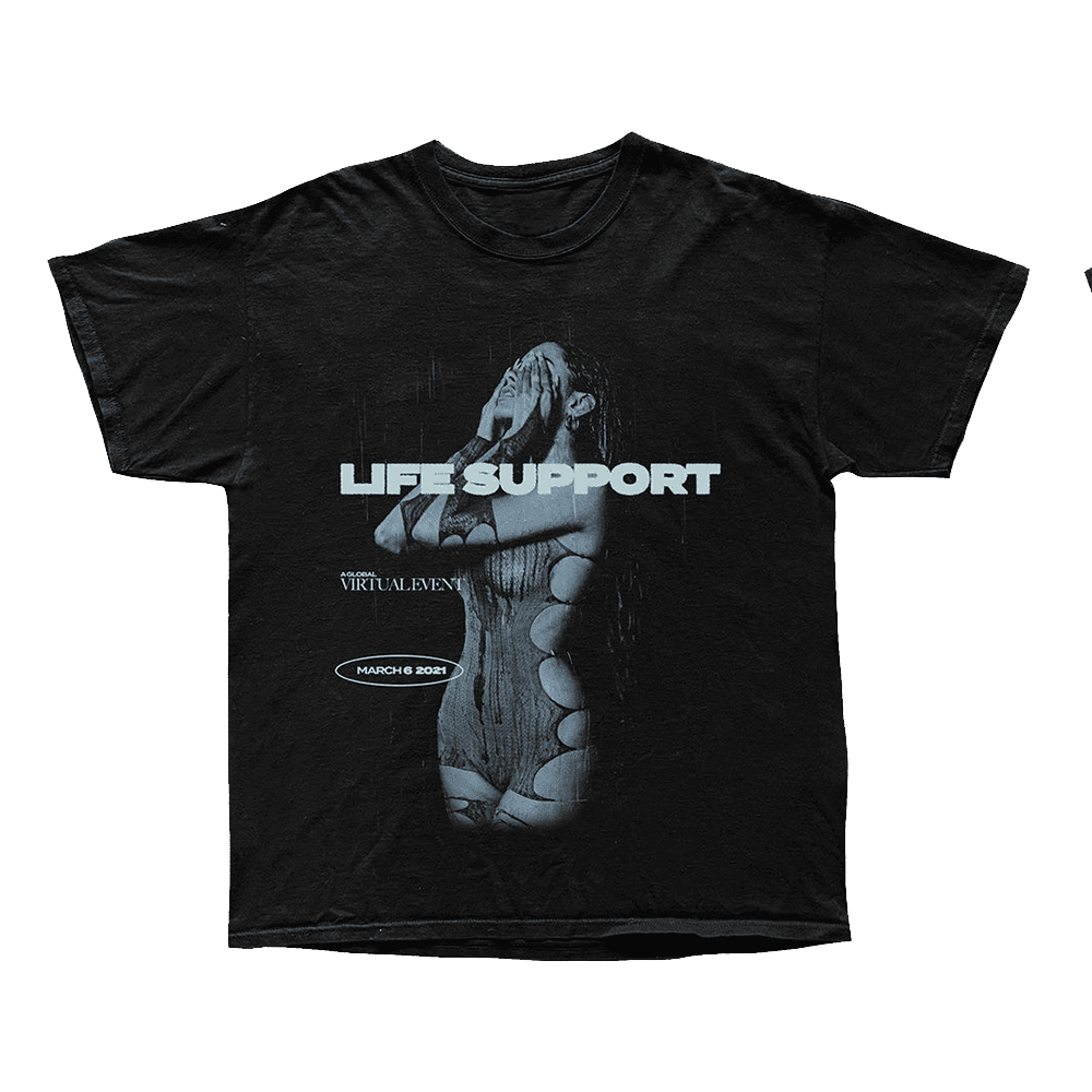 Madison Beer Merch Madison Beer Life Support Black T-Shirt Gifts For Music Fans Madison Beer Merch Madison Beer Life Support Black T-Shirt Gifts For Music Fans