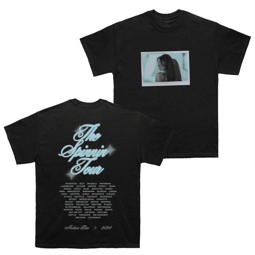 Madison Beer Merch Spinnin Tour Polaroid T-Shirt Music Fans Gifts Birthday Gift for Husband