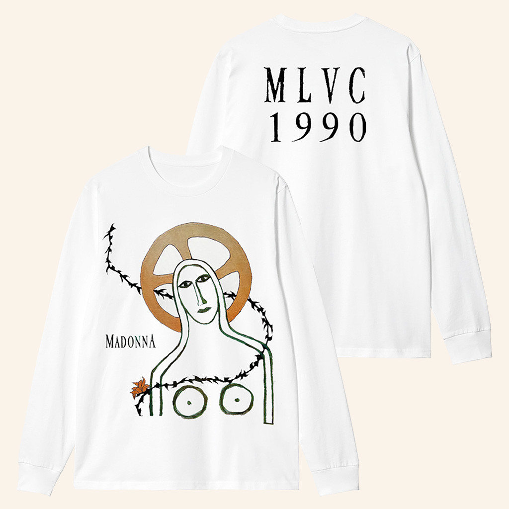 Madonna Merch Like A Prayer Single Long Sleeve Shirt Christmas Gift Ideas For Men Madonna Merch Like A Prayer Single Long Sleeve Shirt Christmas Gift Ideas For Men