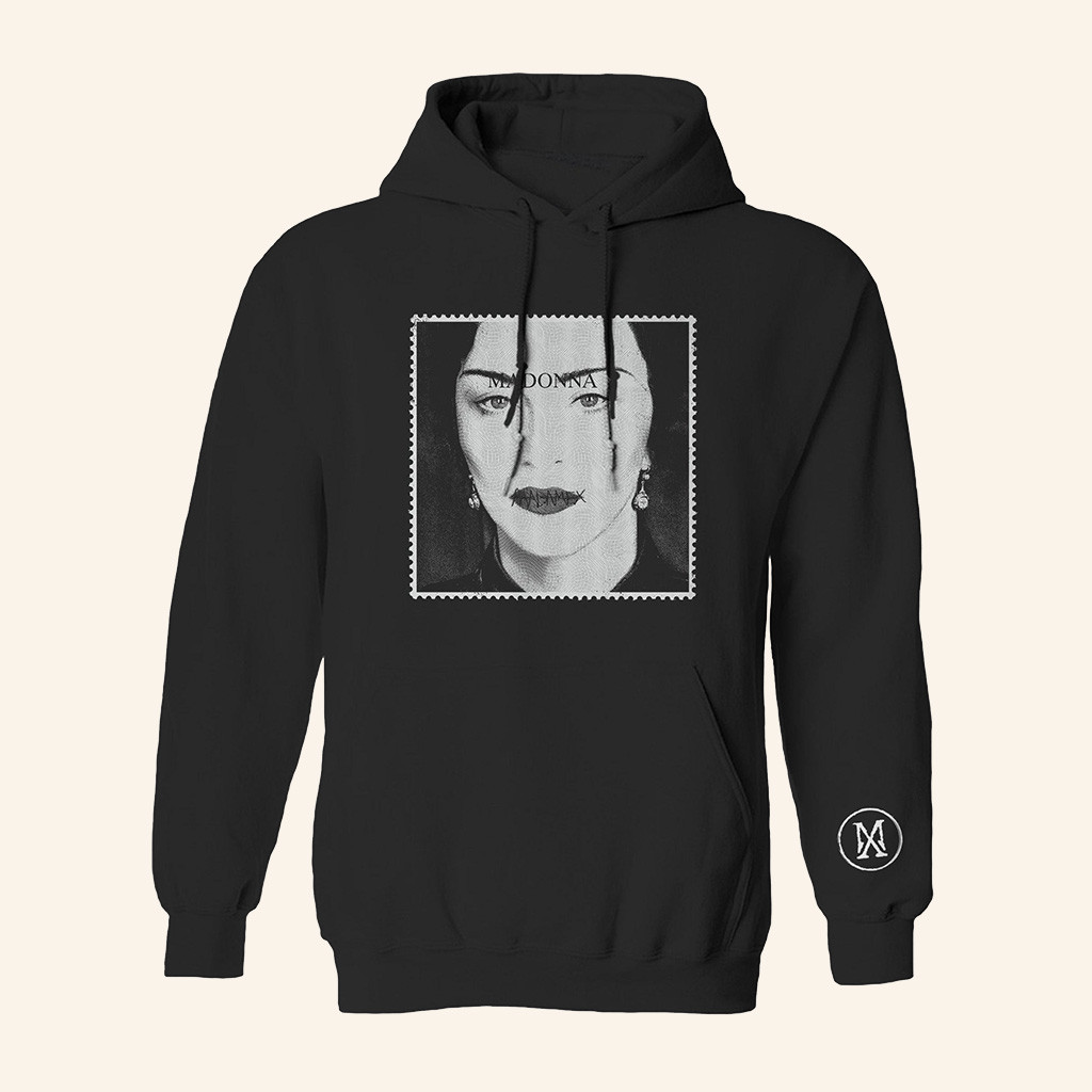 Madonna Merch Madame X Album Stamp Hoodie Best Christmas Gifts For Him Madonna Merch Madame X Album Stamp Hoodie Best Christmas Gifts For Him