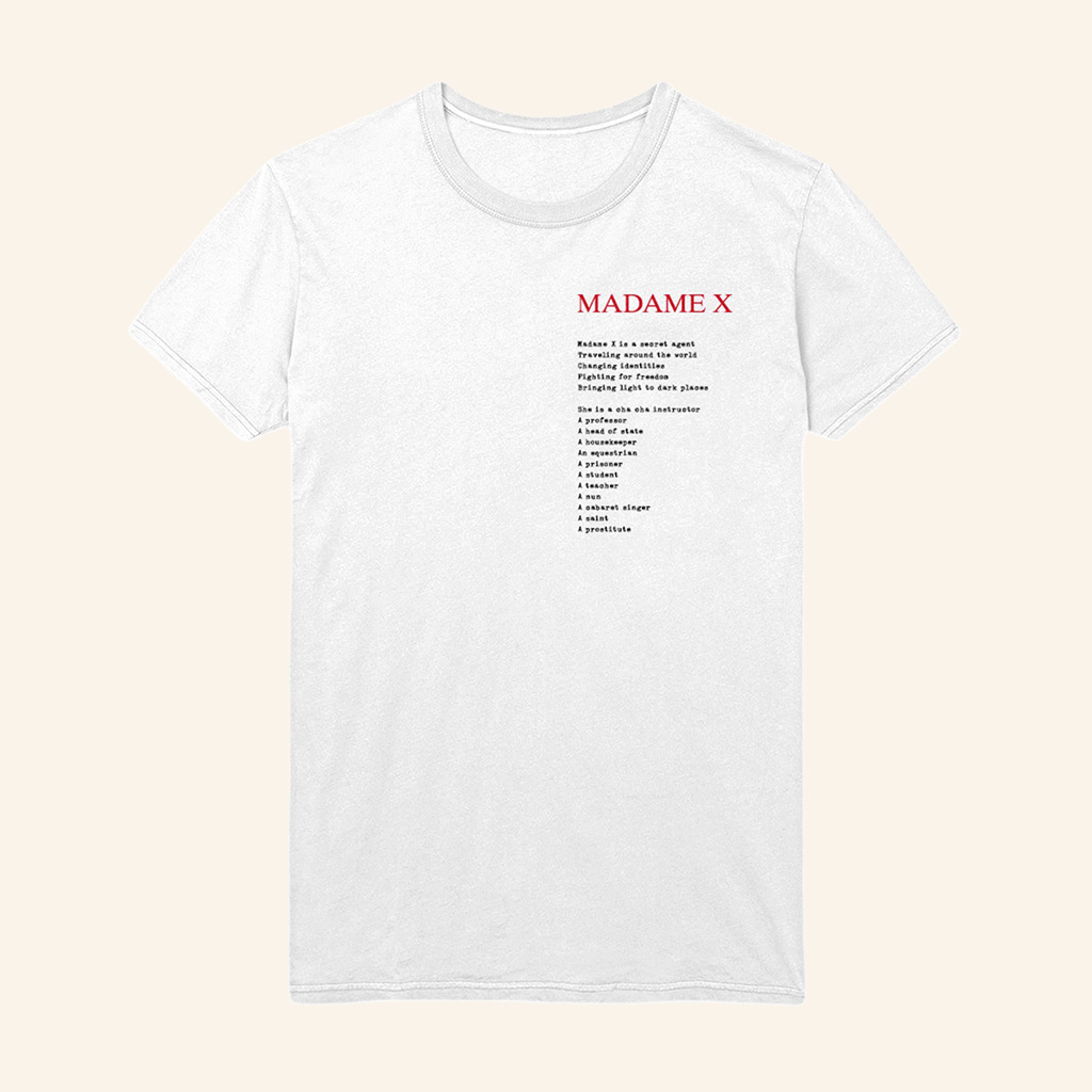 Madonna Merch Madame X Manifesto T-Shirt Best Christmas Gifts For Him Madonna Merch Madame X Manifesto T-Shirt Best Christmas Gifts For Him