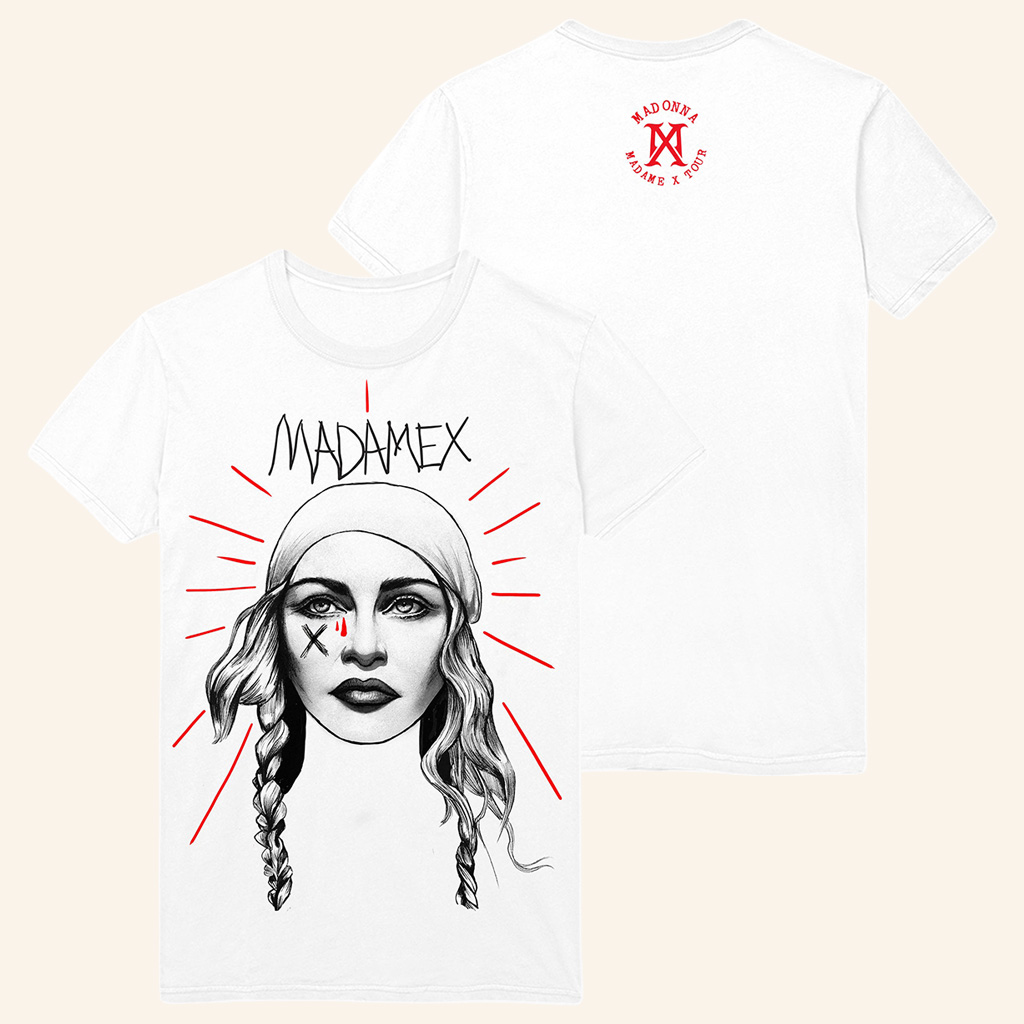 Madonna Merch Madame X Tour Sketch T-Shirt Good Christmas Gifts For Men Madonna Merch Madame X Tour Sketch T-Shirt Good Christmas Gifts For Men