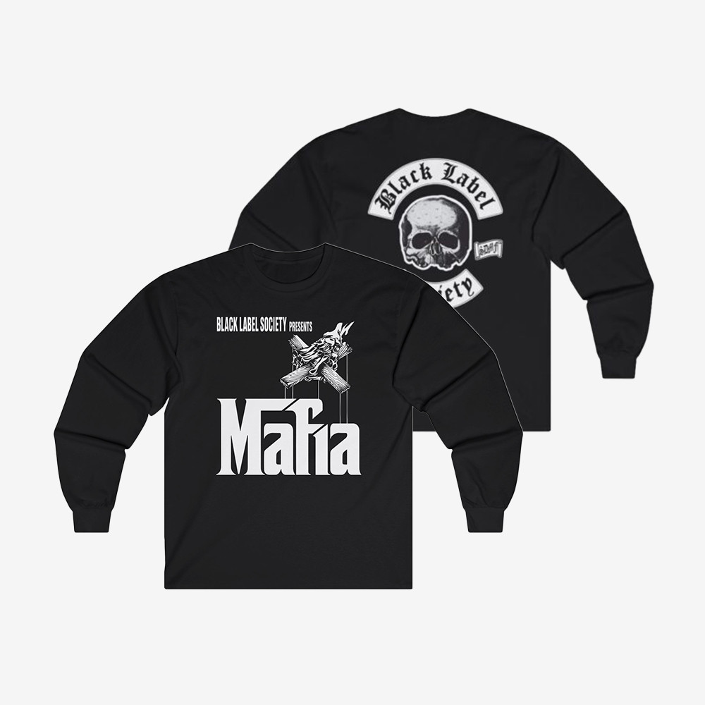 Mafia Album Art Black Label Society Long Sleeve Shirt Zakk Wylde Merch Fan Gifts