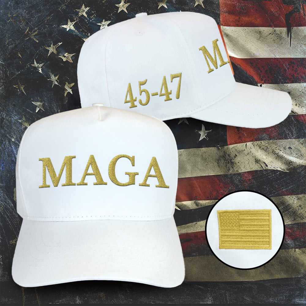 MAGA Hat DTrump Make America Great Again White Hat
