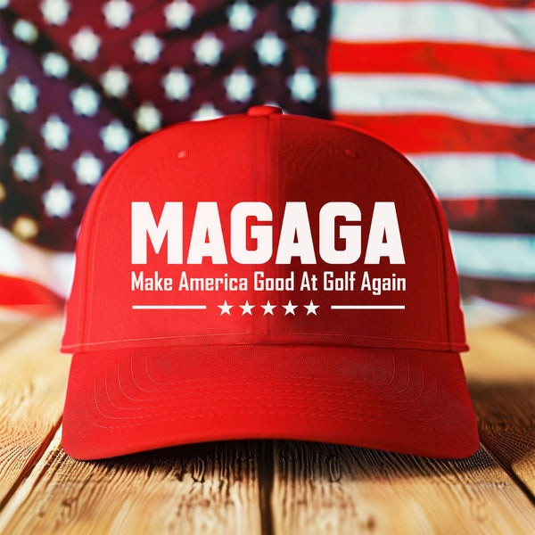 MAGAGA Funny Hat Make America Good At Golf Again MAGA Parody Cap Gift For Golfers