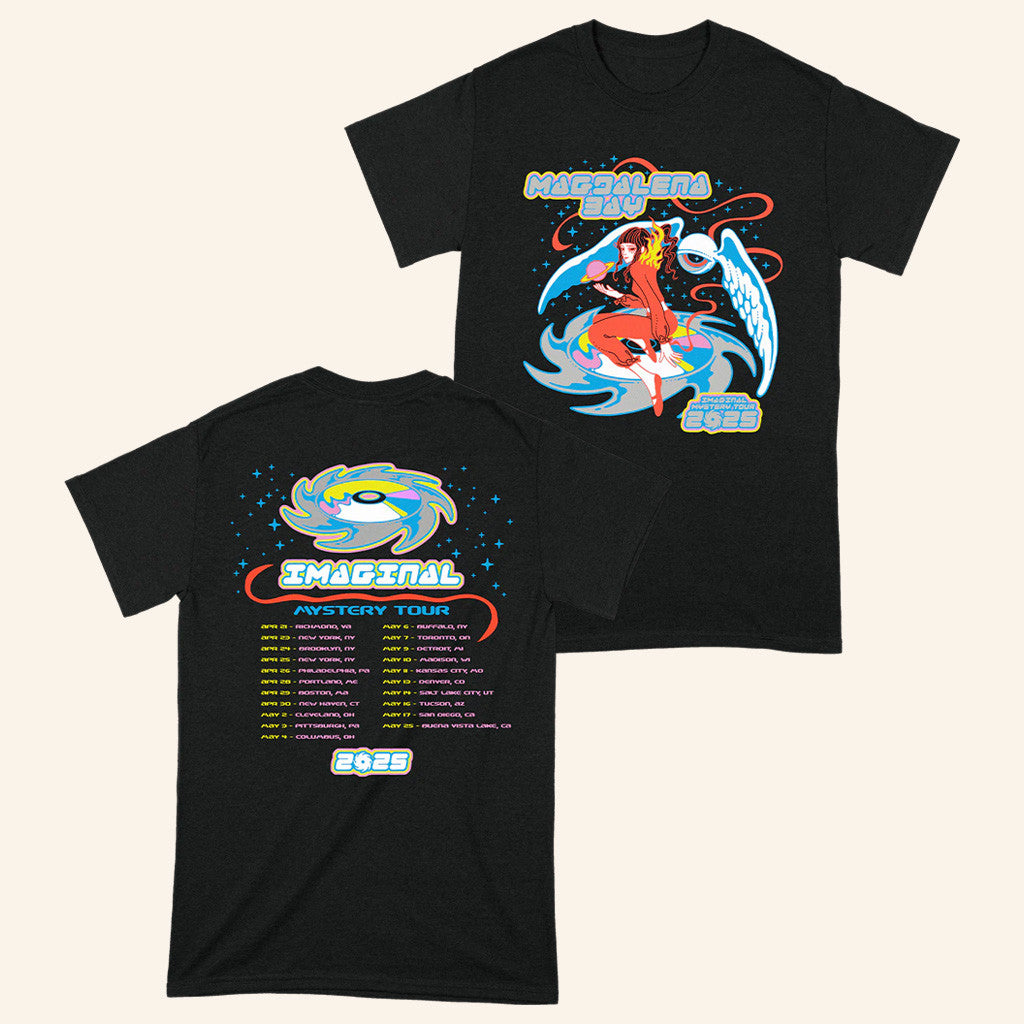 Magdalena Bay Merch Angel Imaginal Mystery Tour 2025 T-Shirt Gifts For Fans Magdalena Bay Merch Angel Imaginal Mystery Tour 2025 T-Shirt Gifts For Fans