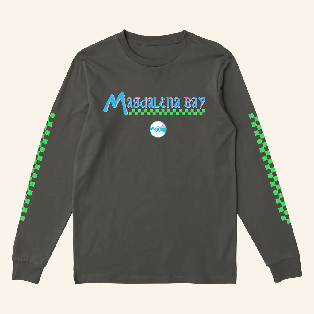 Magdalena Bay Merch Checkered Disk Long Sleeve T-Shirt Presents For Music Lovers