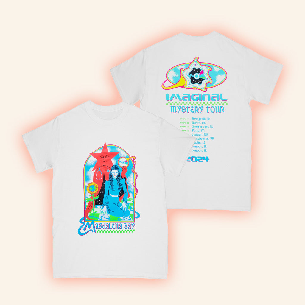 Magdalena Bay Merch Imaginal Mystery Tour Europe 2024 T-Shirt Friends Gifts Magdalena Bay Merch Imaginal Mystery Tour Europe 2024 T-Shirt Friends Gifts