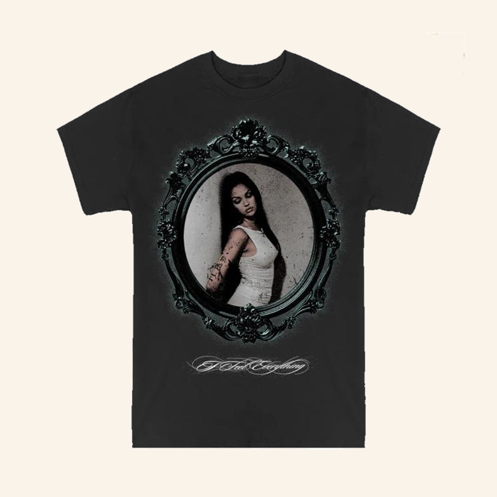 Maggie Lindemann Merch I Feel Everything Frame T-Shirt Gifts For Wife Maggie Lindemann Merch I Feel Everything Frame T-Shirt Gifts For Wife