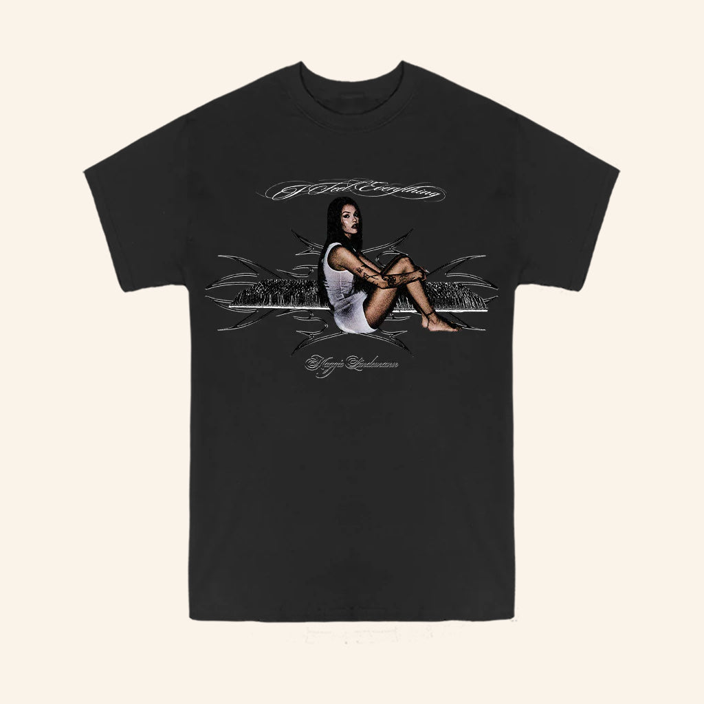 Maggie Lindemann Merch I Feel Everything Seated T-Shirt Gifts For Daughter Maggie Lindemann Merch I Feel Everything Seated T-Shirt Gifts For Daughter