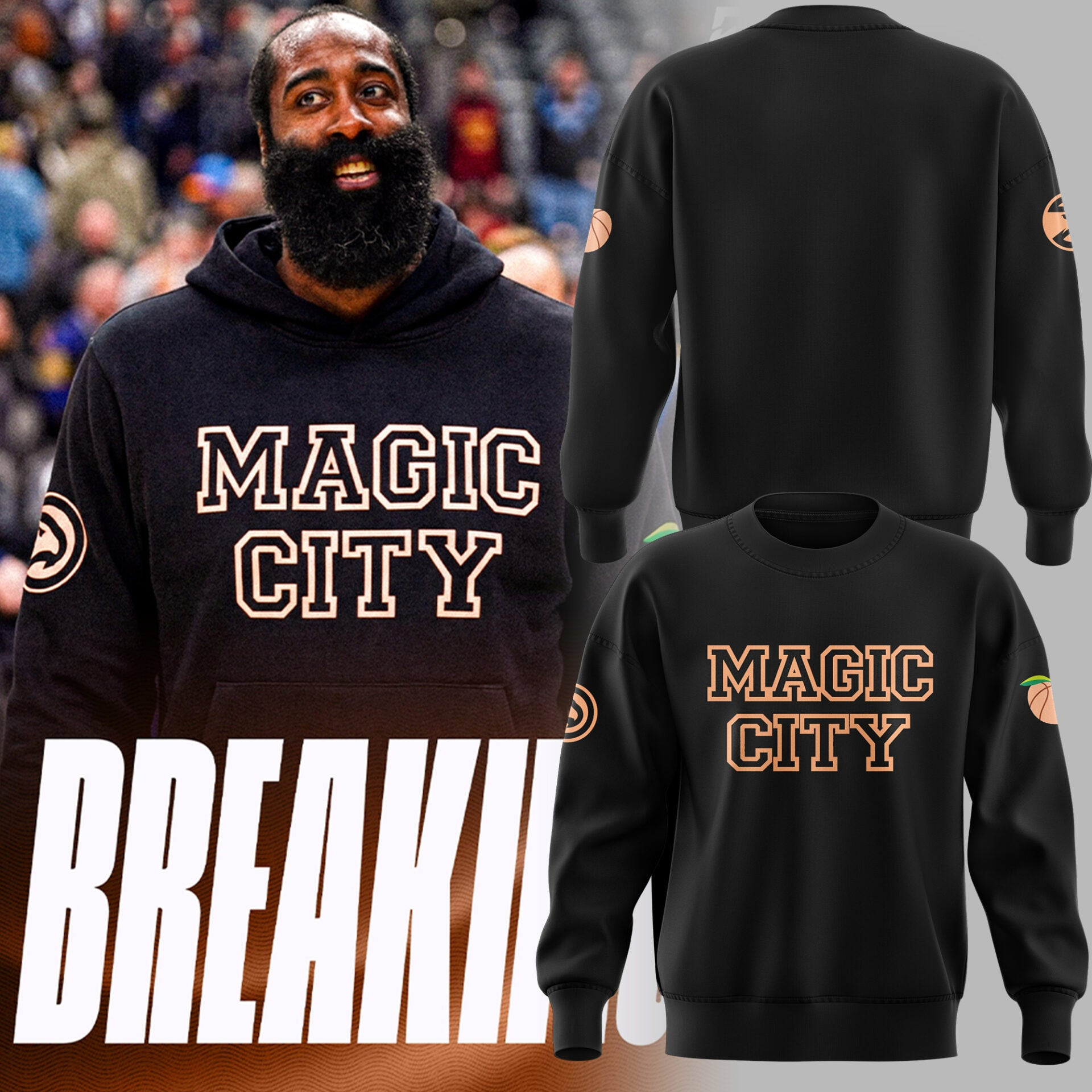 Magic City Atlanta Hawks Sweatshirt Basketball Clothing Hawks Fan Present Idea