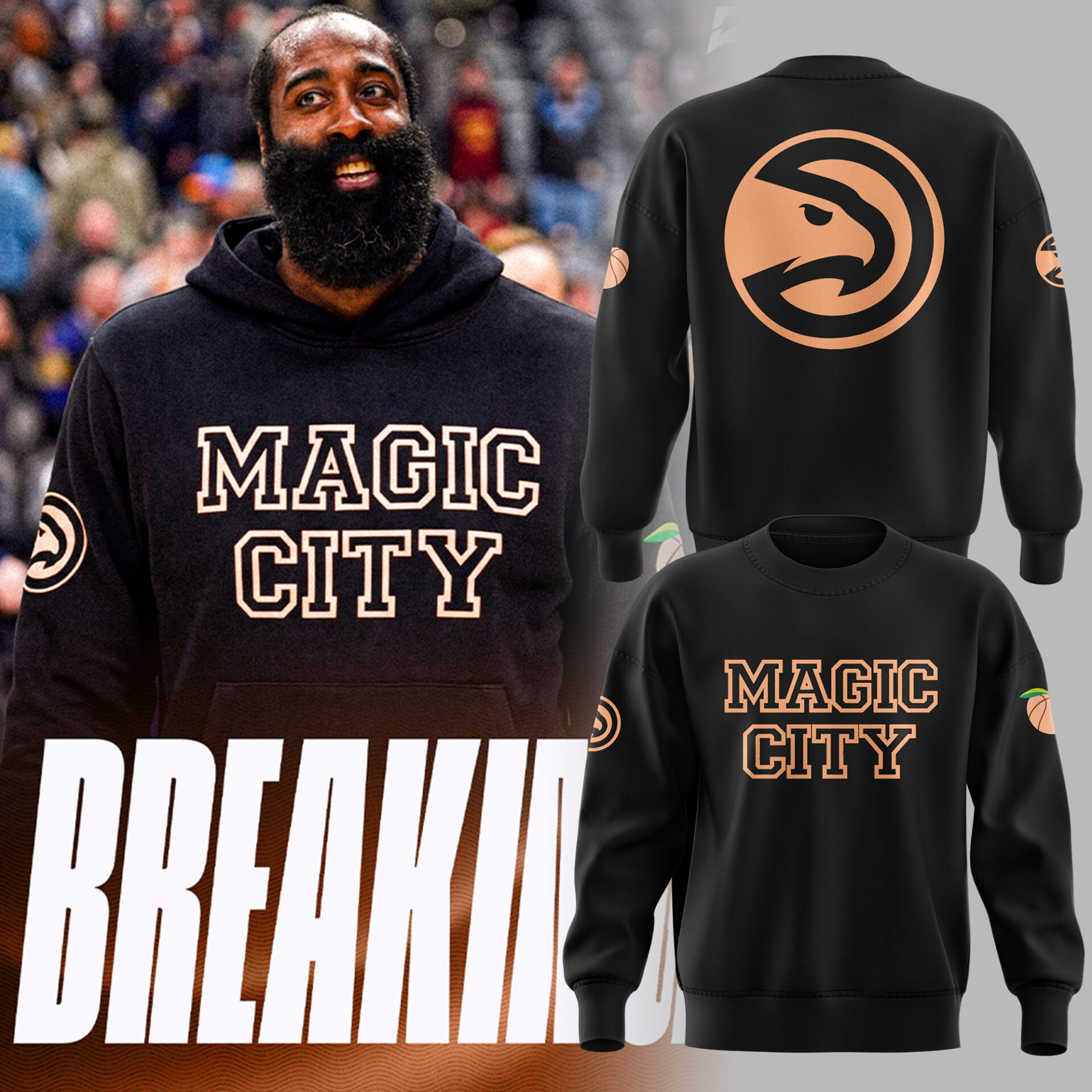 Magic City Basketball Sweatshirt Atlanta Hawks Clothing Line Best Fan Gift