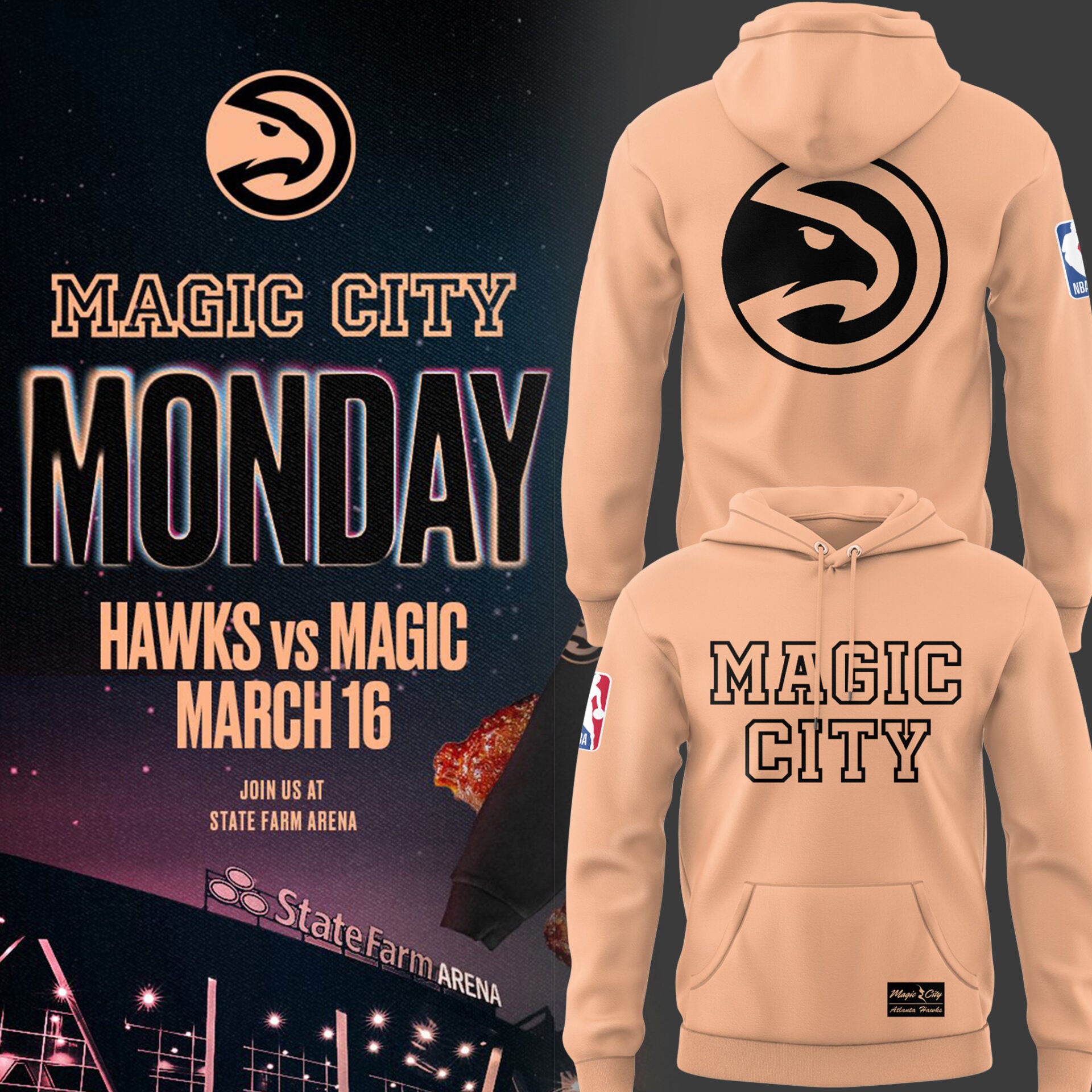 Magic City Monday Atlanta Hawks Hoodie Basketball Apparel Atlanta Hawks Fan Gift For Music Lover