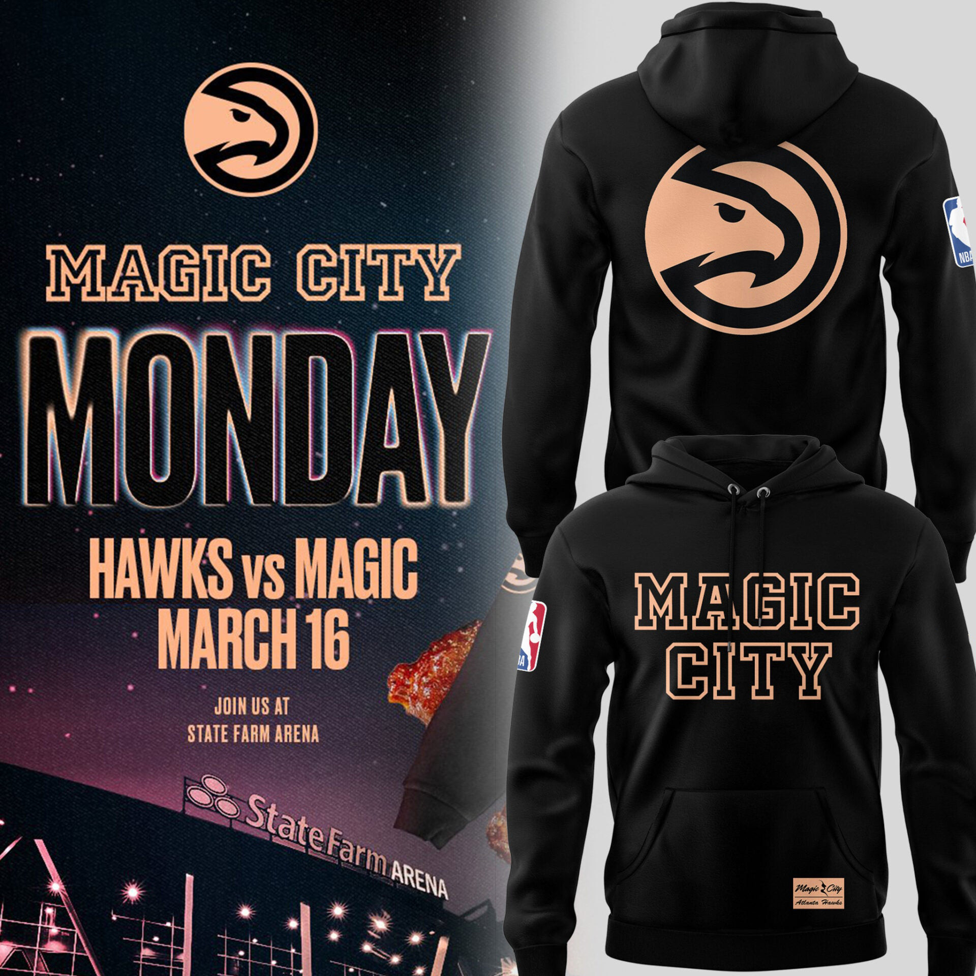 Magic City Monday Atlanta Hawks Hoodie Music Apparel Basketball Lover Gift For Him