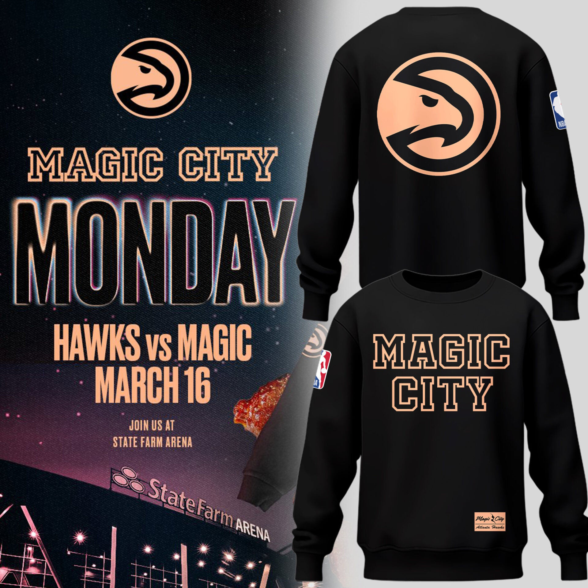 Magic City Monday Atlanta Hawks Sweatshirt Basketball Merch Music Lover Gift For Boyfriend