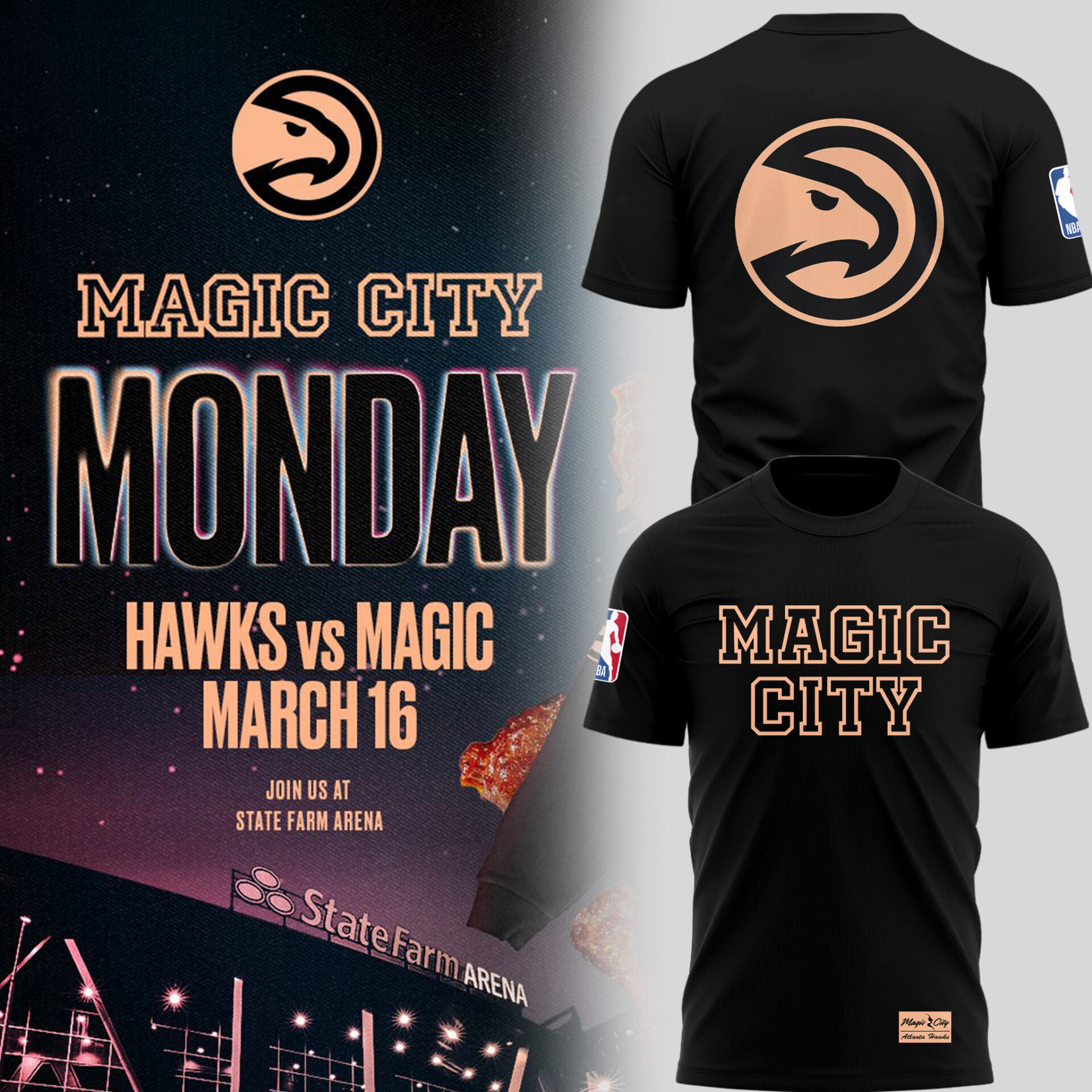 Magic City Monday Atlanta Hawks T-Shirt Atlanta Hawks Clothes Music Gift For Basketball Fan