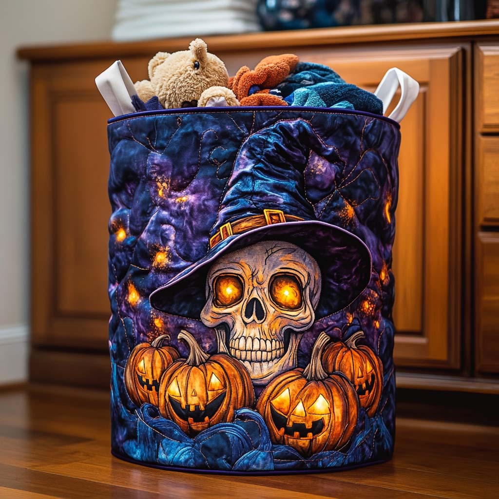 Magic Mischief Quilted Laundry Basket Spring Merch Pick