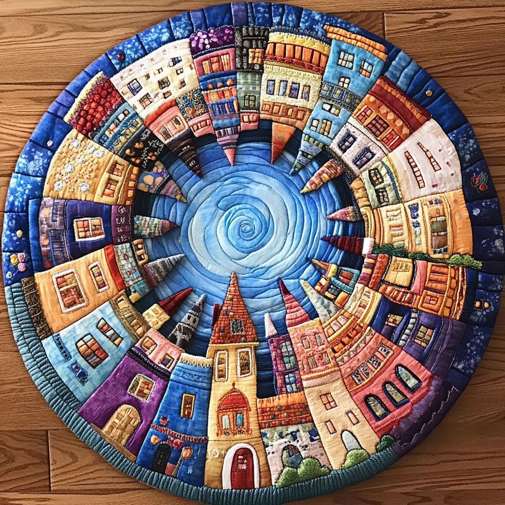 Magic Pathway Quilted Round Mat Front Door Entryway Ideas Good Gifts For Bird Lovers