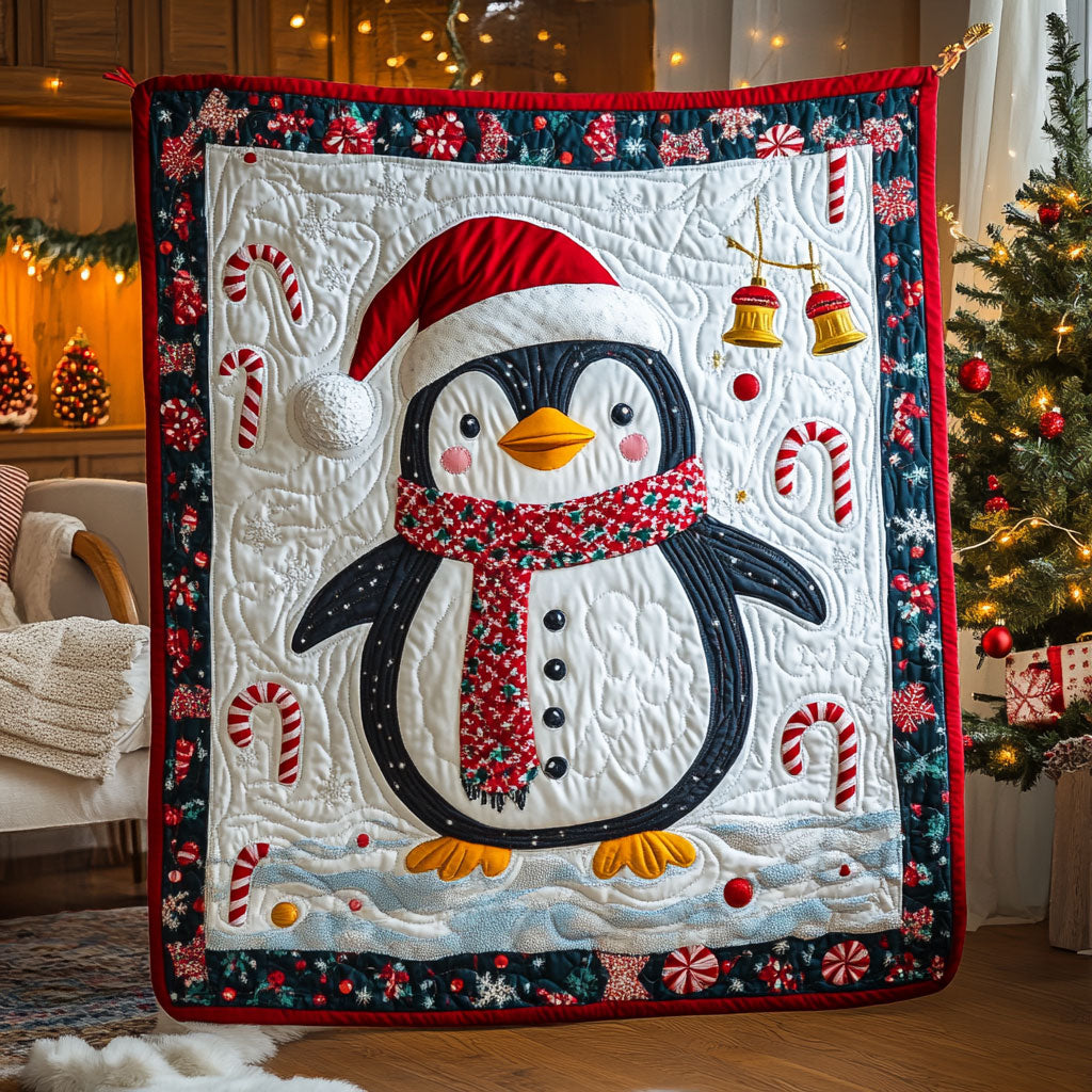 Magic Penguin Quilt Soft Quilt Blanket Gift for Comfortable Nights
