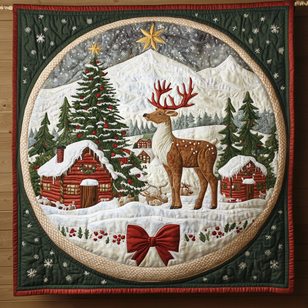 Magical Christmas Ornament Quilt Premium Quilt Blanket to Enhance Bedroom Comfort