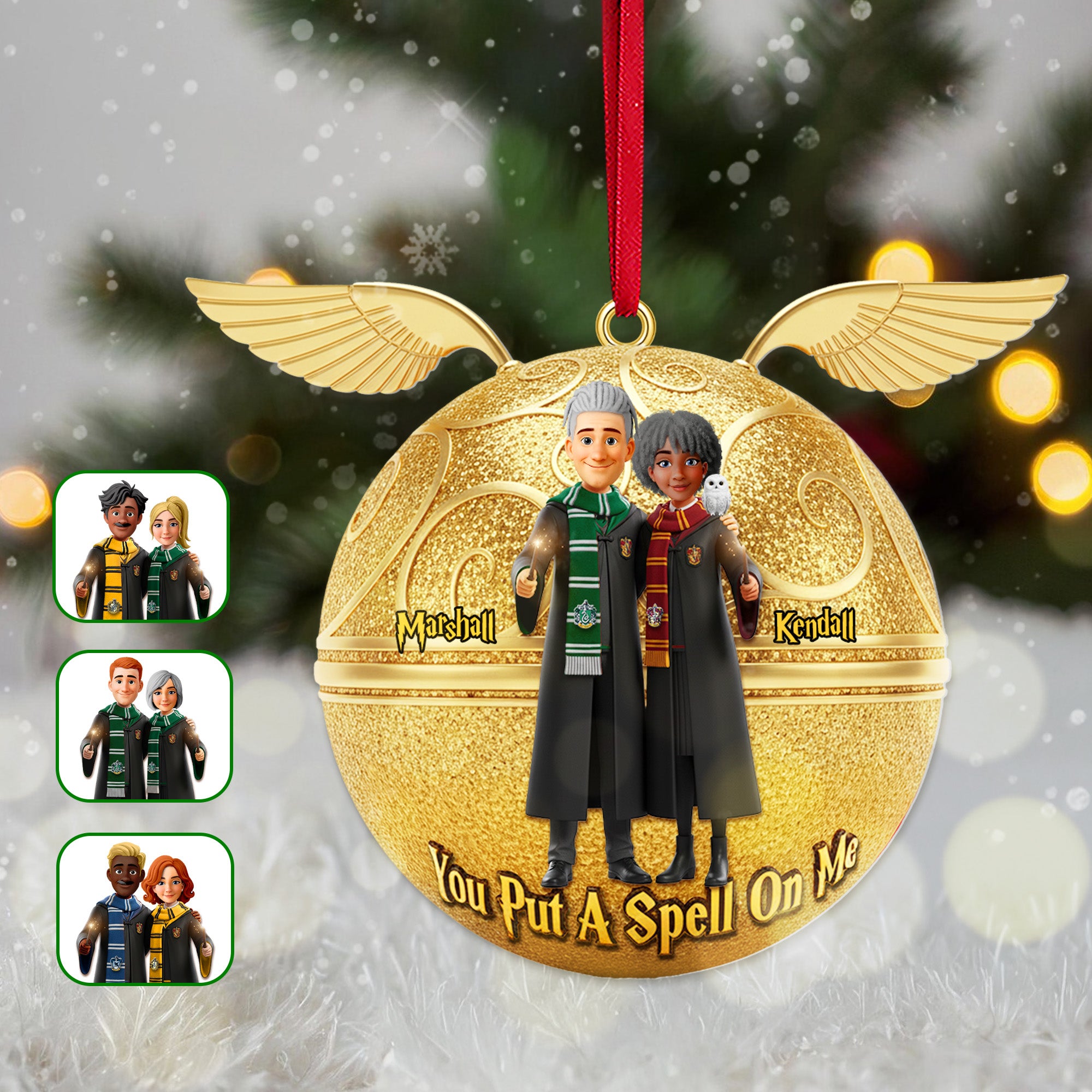 Magical Couple Ornament - Personalized Gifts For Couple Christmas Ornament - Cute Christmas Tree Gift Idea Magical Couple Ornament - Personalized Gifts For Couple Christmas Ornament - Cute Christmas Tree Gift Idea