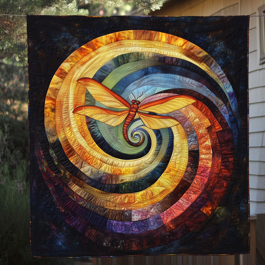 Magical Dragonfly Transformation Quilt Practical Quilt Blanket Gift for Comfort and Style