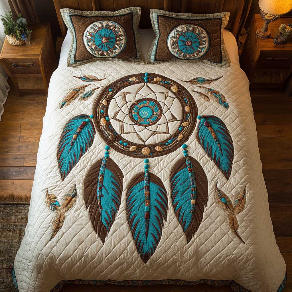 Magical Dreamcatcher Duvet Cover Set Quilted Bedspreads 10 Year Anniversary Gift