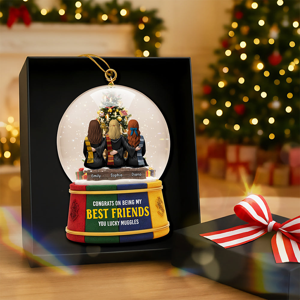 Magical Friendship Christmas Ornament - Personalized Gifts For Friends - Holiday Tree Decoration Gift