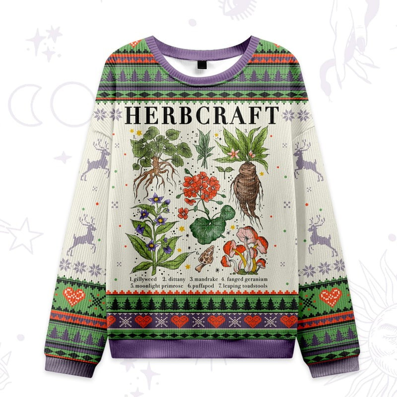 Magical Herbcraft Ugly Christmas Sweater Xmas Clothing Gift Ideas For Friends