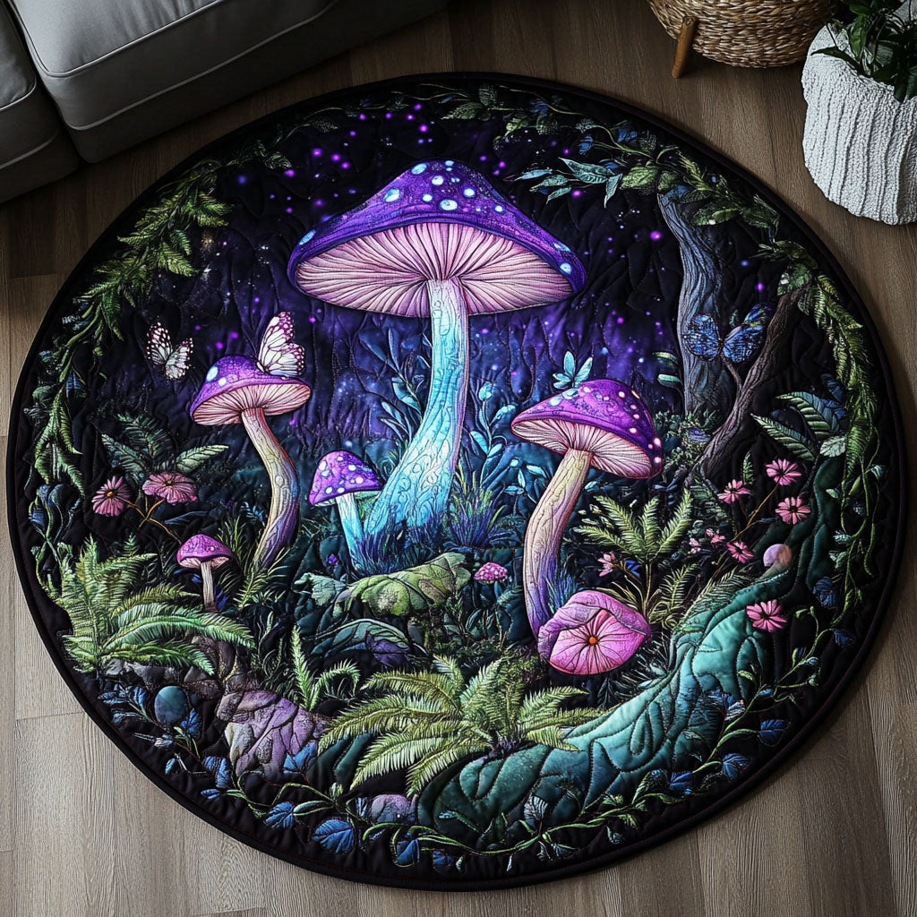 Magical Quilted Round Mat Home Entrance Decor Ideas Funny Gifts For Bird Lovers