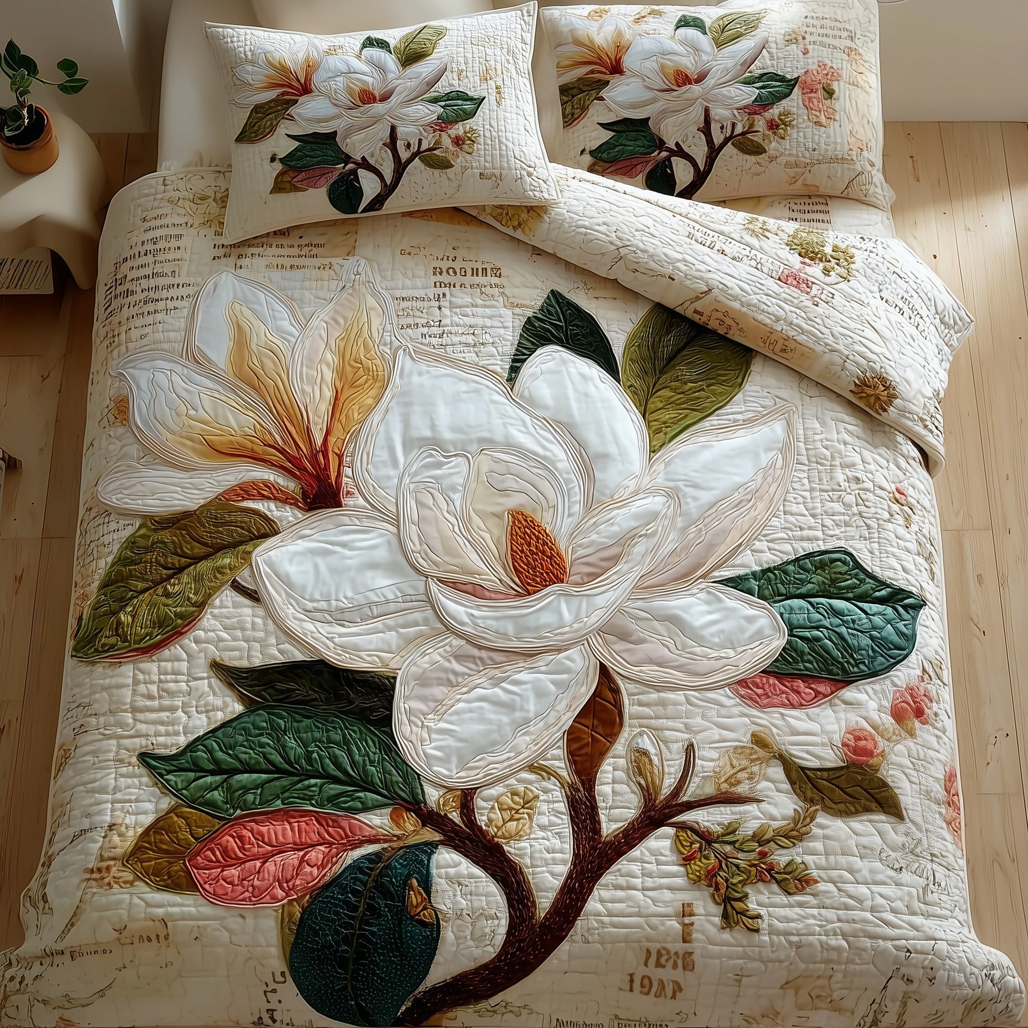 Magnolia Quilted Bedding Set For Kids