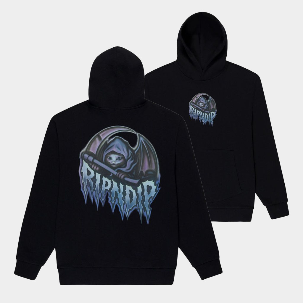 Main Source Merch Ripndip Out Of Time Hoodie Black Best Gifts For Him