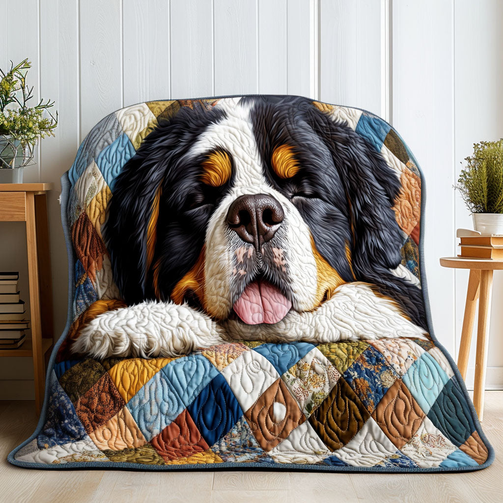 Majestic Bernese Quilted Blanket Gifts For Dog Lovers
