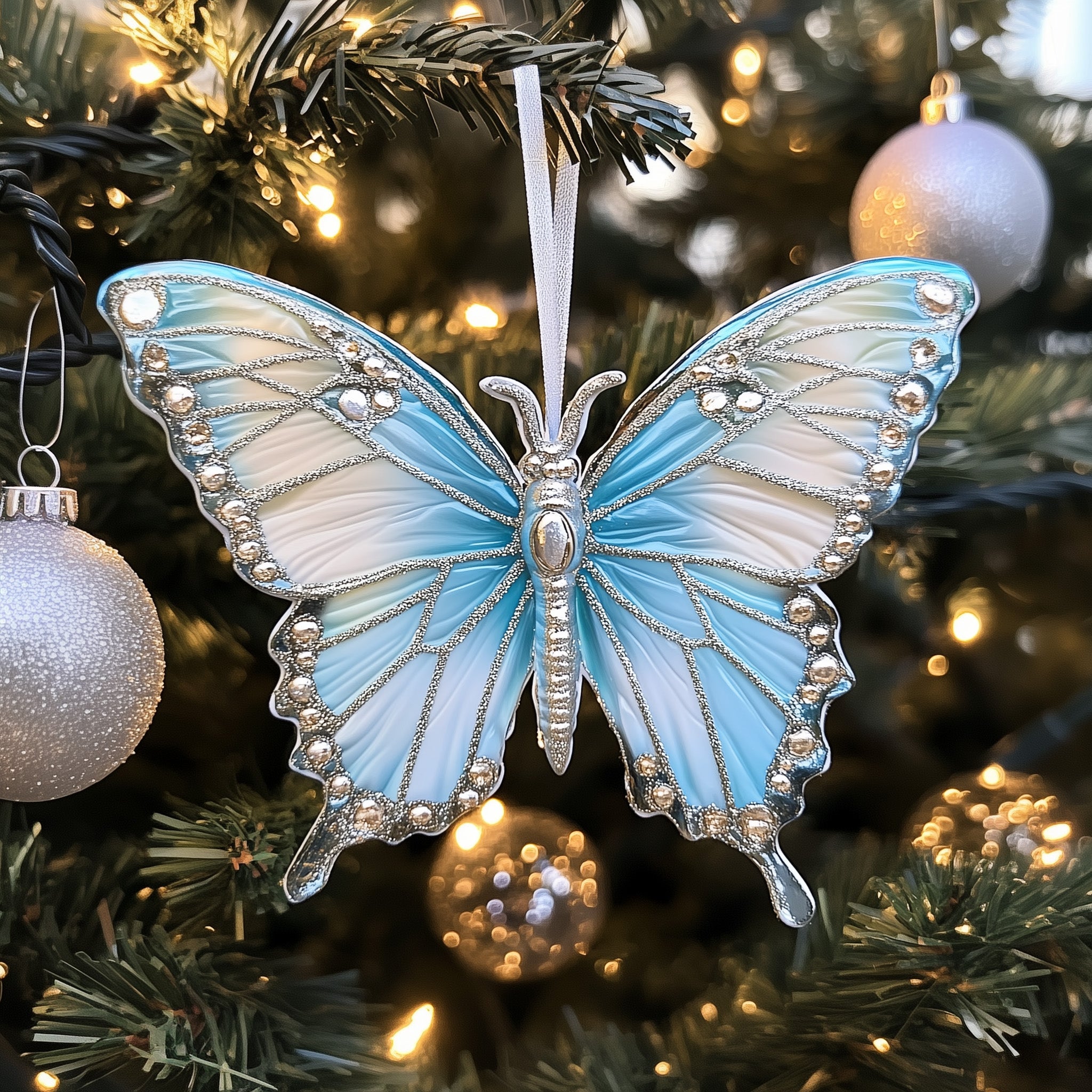 Majestic Butterfly Acrylic Ornament Unique Christmas Gift