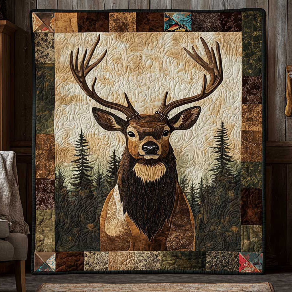 Majestic Deer Quilt Blanket Couch Blanket Perfect Mother' Day Gifts
