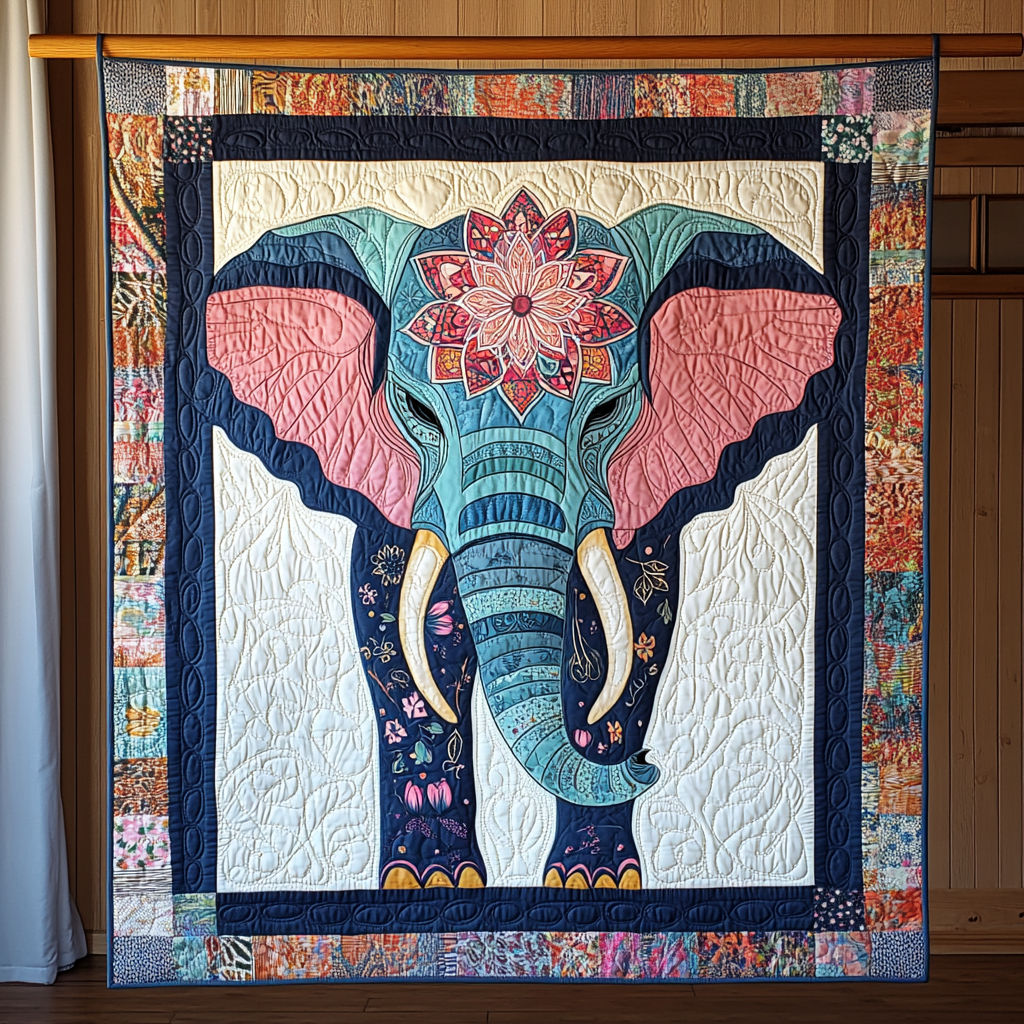 Majestic Elephant Quilted Blanket Best White Elephant Gifts 2025