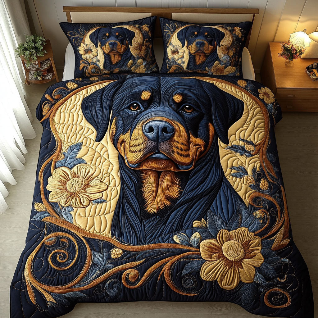 Majestic Guardian Quilted Bedding Set Perfect Housewarming Gift for a Cozy Bedroom