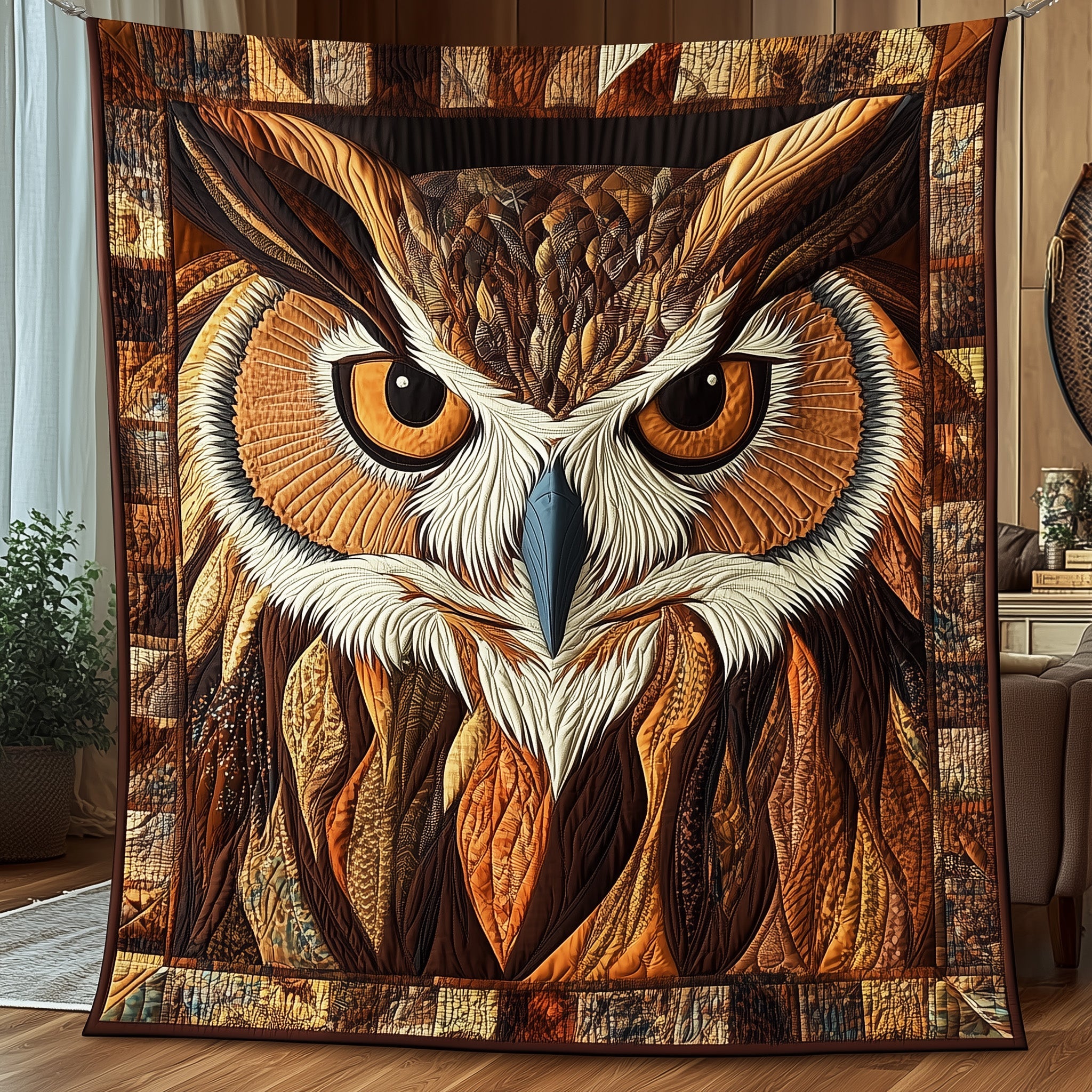 Majestic Owl Quilted Blanket Couch Throw BlanketBest Owl Gift Ideas Christmas
